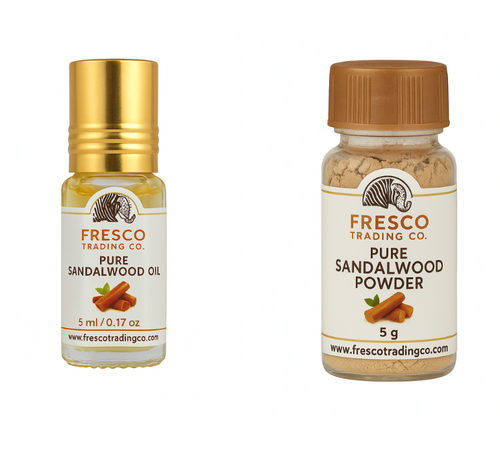 Luxury Sandalwood Gift Box – Pure Oil, Powder & Wellness Set